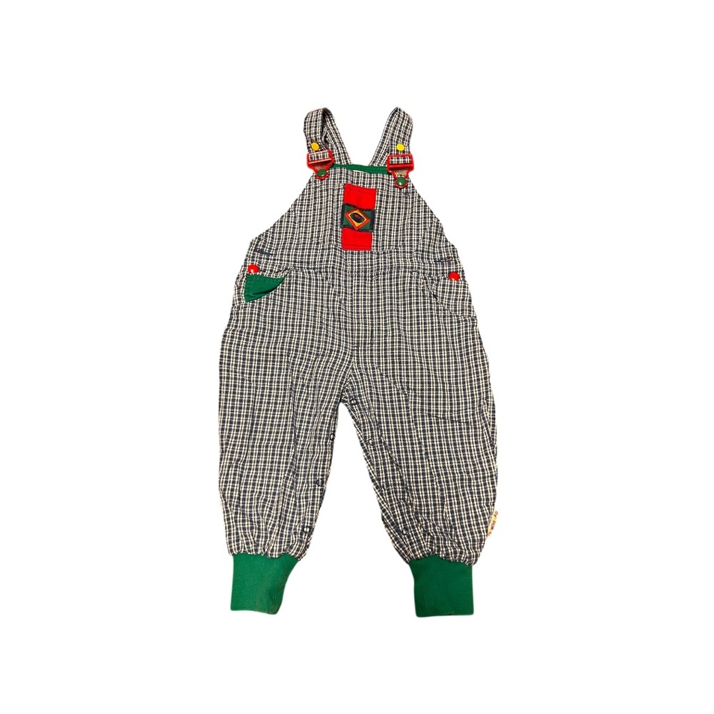 Vintage Gymboree rainbow tag overalls one piece size small 1-2 years old
